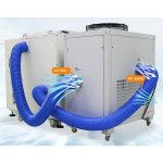 nízkoteplotní vzduchem chlazený cirkulační planetový kulový mlýn